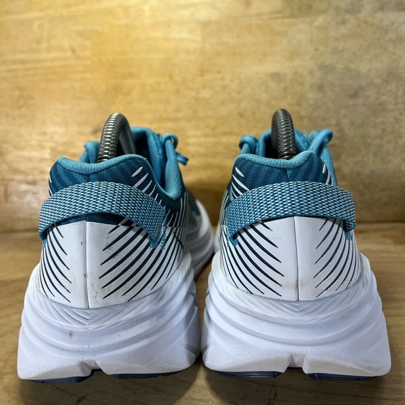 Hoka One One Rincon 2 LIGHTWEIGHT Mens Size 8.5 Running Shoes Blue White - Picture 5 of 12